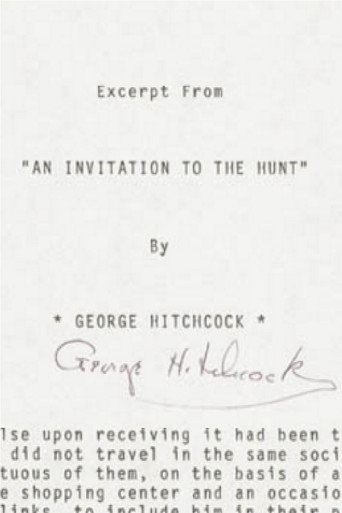 An Invitation to the Hunt movie poster