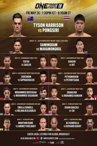 ONE Friday Fights 18: Harrison vs. Pongsiri movie poster
