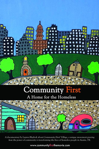 Community First, A Home for the Homeless movie poster