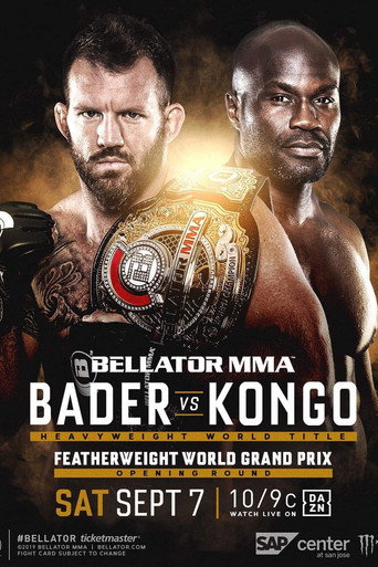 Bellator 226: Bader vs. Kongo movie poster