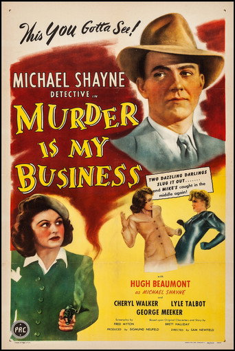Murder Is My Business movie poster