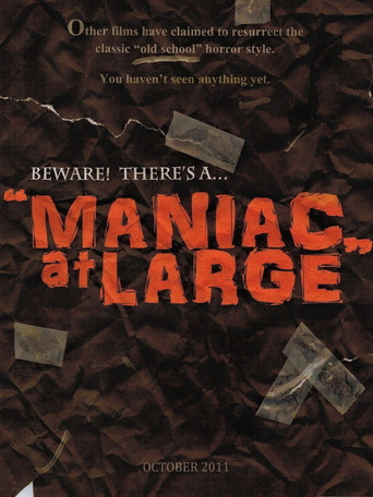 Maniac at Large movie poster
