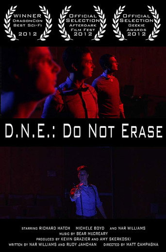 D.N.E.: Do Not Erase movie poster