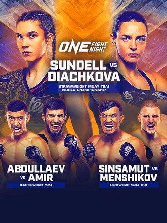 ONE Fight Night 22: Sundell vs. Diachkova movie poster