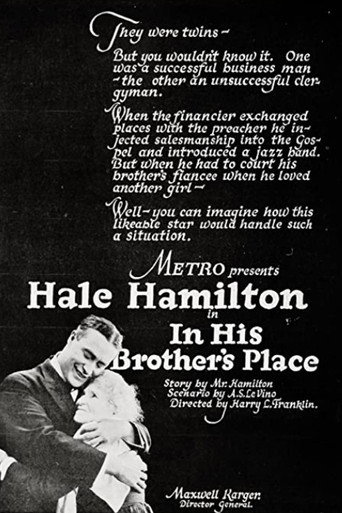 In His Brother's Place movie poster