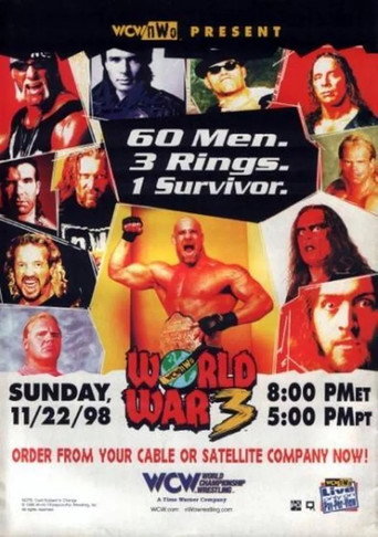 WCW World War 3 1998 movie poster