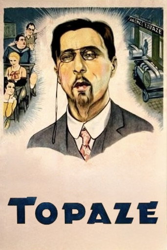 Topaze movie poster