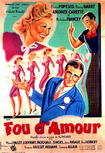 Fou d'amour movie poster