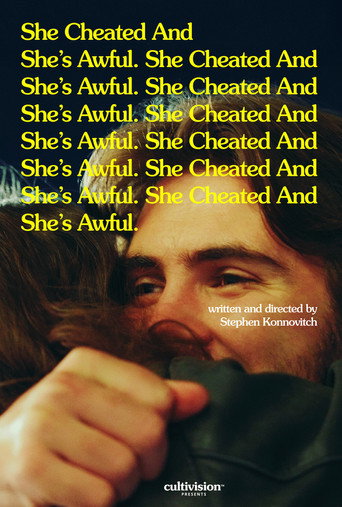 She Cheated & She's Awful movie poster