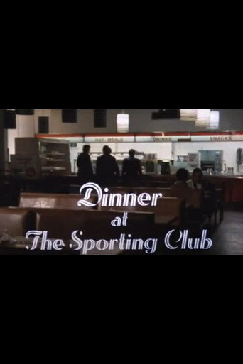 Dinner at the Sporting Club movie poster