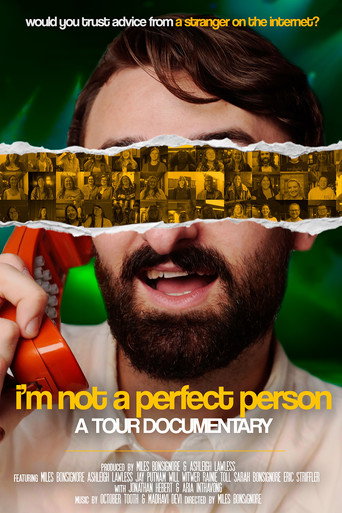 I'm Not a Perfect Person: A Tour Documentary movie poster