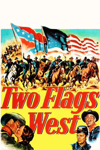 Two Flags West movie poster