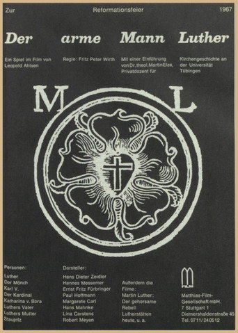 Der arme Mann Luther movie poster