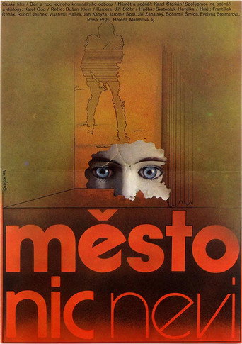 Město nic neví movie poster
