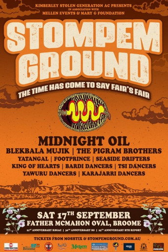 Stompem Ground 2022 - Midnight Oil movie poster