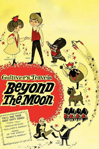 Gulliver's Travels Beyond the Moon movie poster