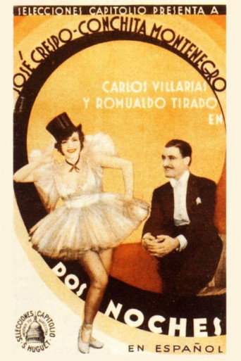 Dos noches movie poster