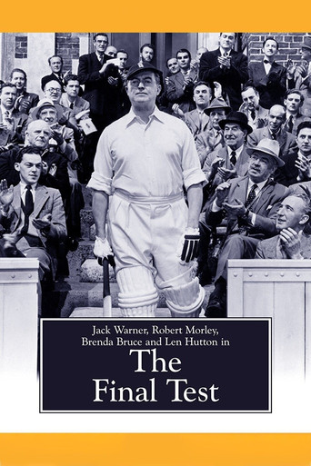 The Final Test movie poster