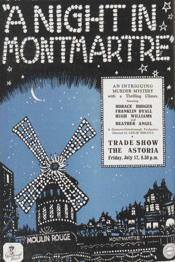 A Night in Montmartre movie poster