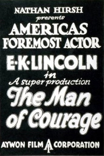 The Man of Courage movie poster