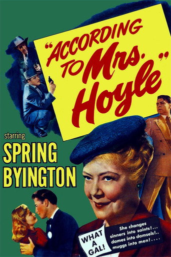 According to Mrs. Hoyle movie poster