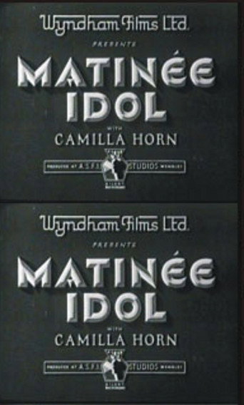 Matinee Idol movie poster
