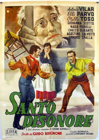 Santo disonore movie poster
