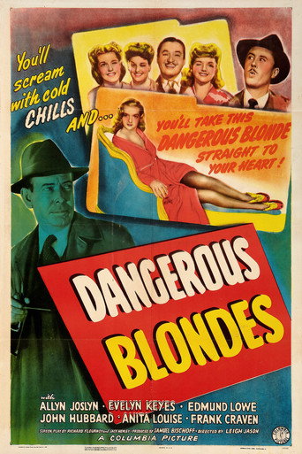 Dangerous Blondes movie poster