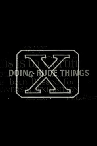 Doing Rude Things movie poster