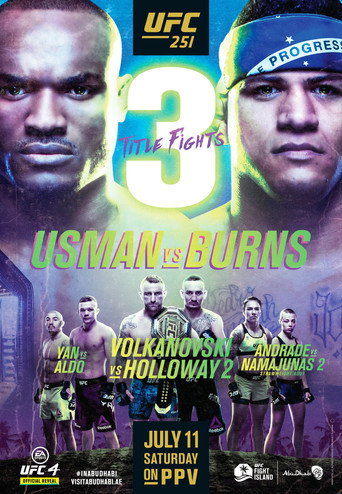 UFC 251: Usman vs. Masvidal movie poster