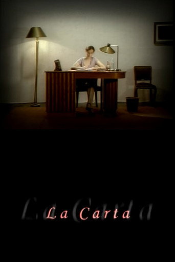 La carta movie poster