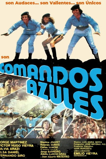 Comandos azules movie poster