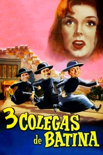 Três Colegas de Batina movie poster