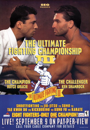 UFC 3: The American Dream movie poster