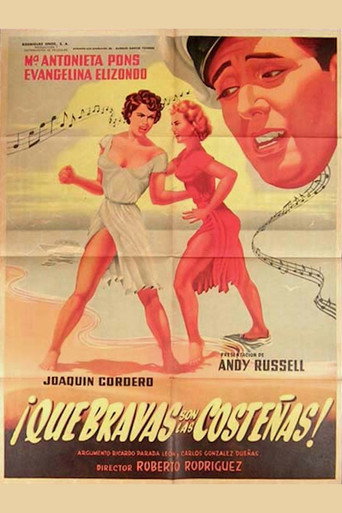 ¡Qué bravas son las costeñas! movie poster