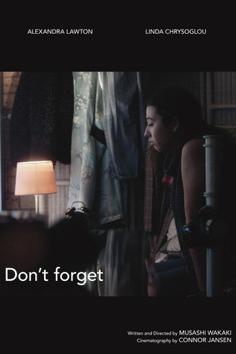 Don't Forget movie poster