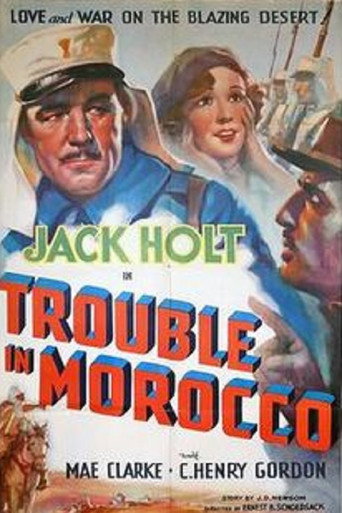 Trouble in Morocco movie poster