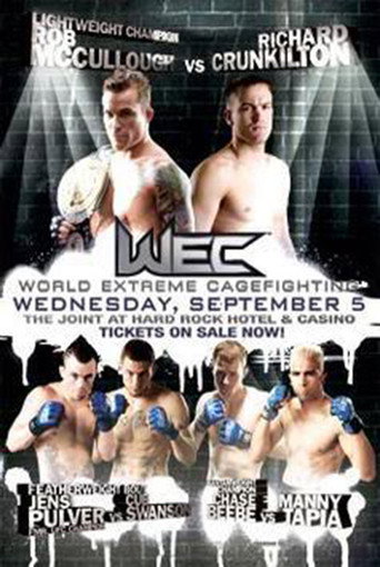 WEC 30: McCullough vs. Crunkilton movie poster