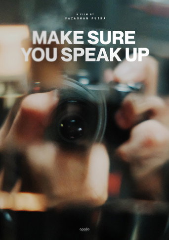 Make Sure You Speak Up movie poster