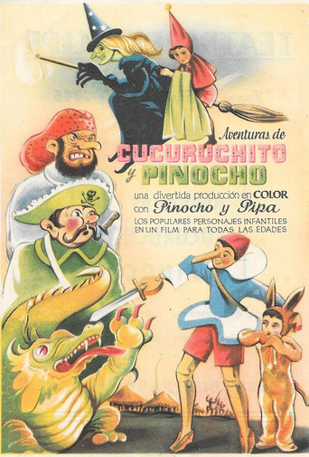 Aventuras de Cucuruchito y Pinocho movie poster