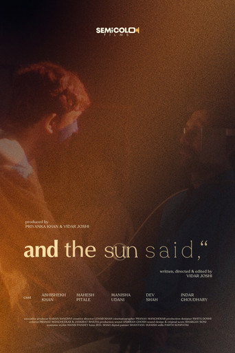 and the sun said movie poster