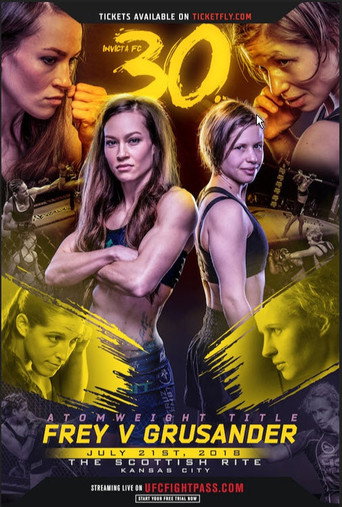 Invicta FC 30: Frey vs. Grusander movie poster