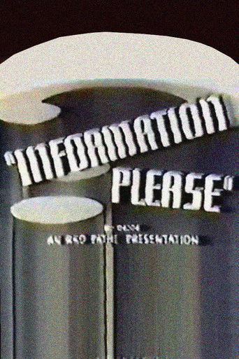 Information Please: Series 1, No. 1 movie poster