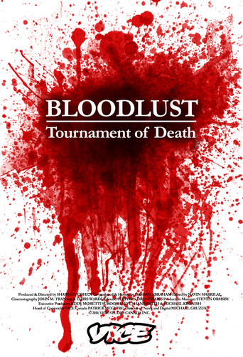 Bloodlust: Tournament of Death movie poster