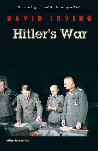 Hitler's War movie poster