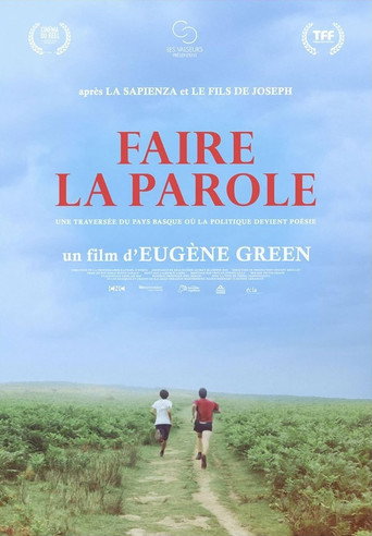 Faire la parole movie poster