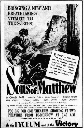 Sons of Matthew movie poster