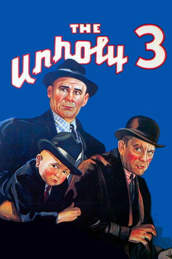The Unholy Three movie poster