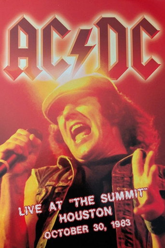 AC/DC: Live At The Houston Summit movie poster