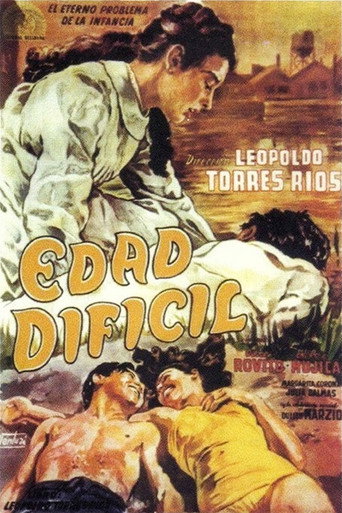 Edad difícil movie poster